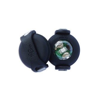 Curli luumi LED 2 Stück - schwarz (Ø 3,2 x H 1,1 cm)