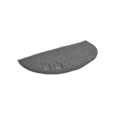 AniOne Toilettenvorleger halbrund 40x60 cm grau