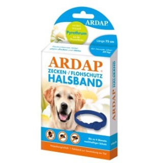 ARDAP Zecken- & Floh-Halsband für Hunde L
