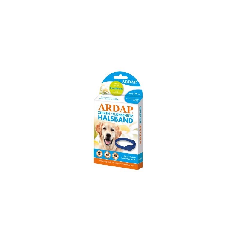 ARDAP Zecken- & Floh-Halsband für Hunde L