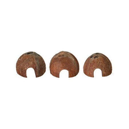 Trixie Reptiland Kokosnuss Halbschalen 3er Set