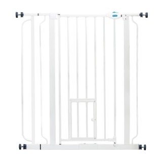 Carlson Absperrgitter Pet Gate extra hoch mit Katzentür - Höhe 91,44 cm, Breite 73,66 bis 92,71 cm