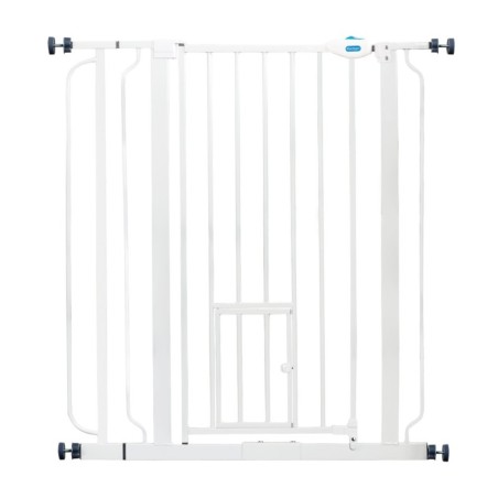 Carlson Absperrgitter Pet Gate extra hoch mit Katzentür - Höhe 91,44 cm, Breite 73,66 bis 92,71 cm
