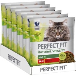 PERFECT FIT Natural Vitality Adult +1 Sparpaket 6x650g Rind und Huhn