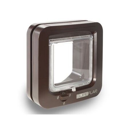 SureFlap Mikrochipgesteuerte Katzenklappe braun