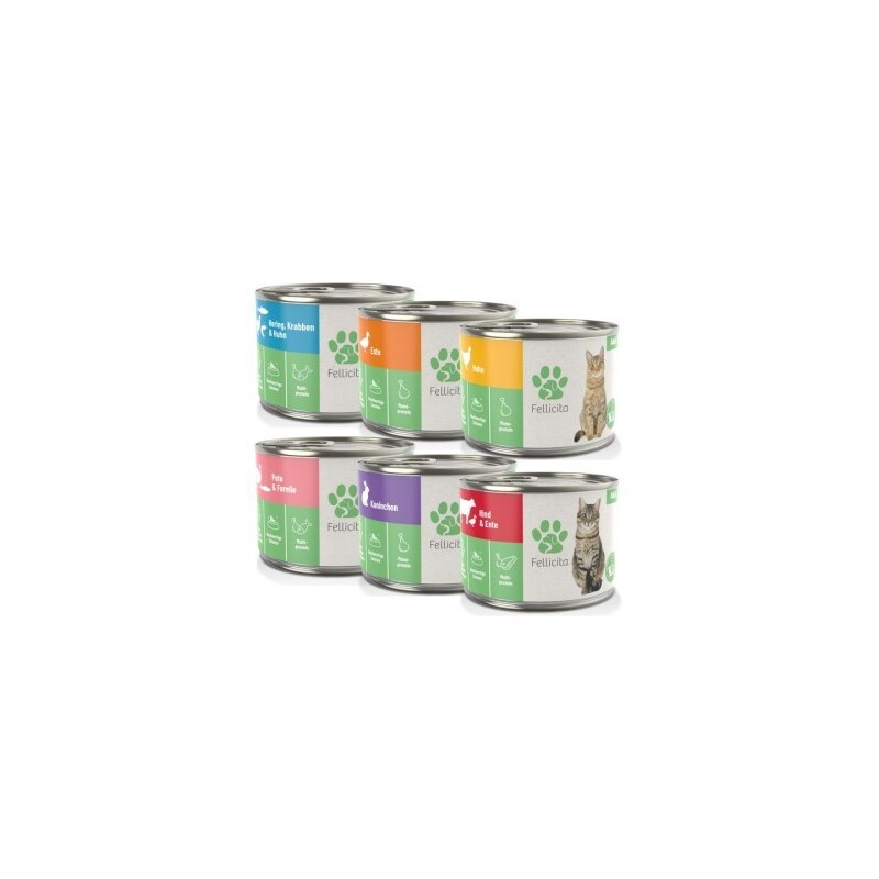 Fellicita Mixpaket Nr. 1 große Vielfalt 6x 200g