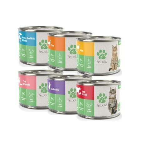 Fellicita Mixpaket Nr. 1 große Vielfalt 6x 200g