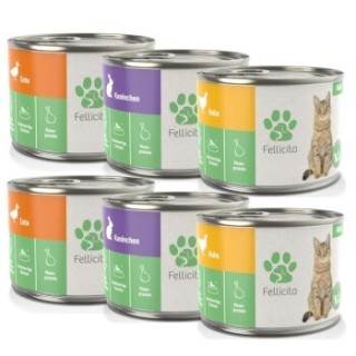 Fellicita Mixpaket Nr. 2 Monoprotein 6x 200g