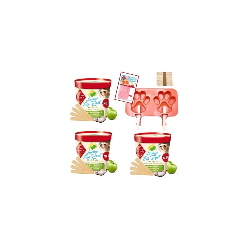 ChronoBalance Hundeeis zum Selbermachen 3 x Cool Apple + Form Frucht
