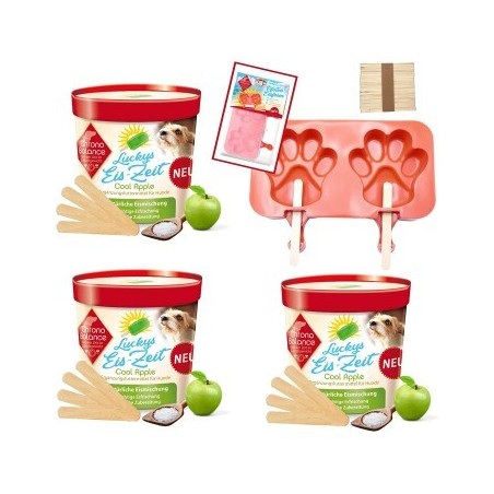 ChronoBalance Hundeeis zum Selbermachen 3 x Cool Apple + Form Frucht