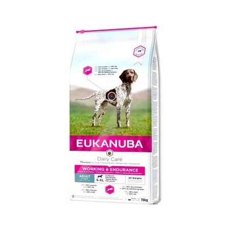 EUKANUBA Trockenfutter Hund Premium Working & Endurance Adult, Huhn 15 kg