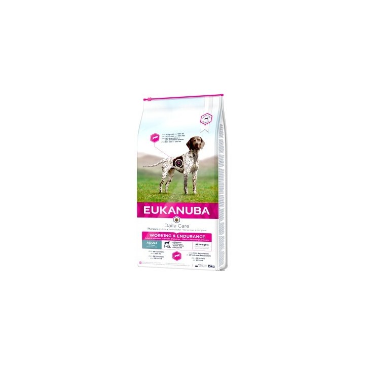 EUKANUBA Trockenfutter Hund Premium Working & Endurance Adult, Huhn 15 kg