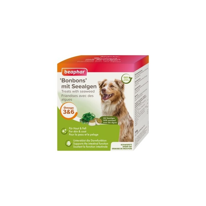 Beaphar Haut- und Fellkur Bonbons 245g mit Seealgen