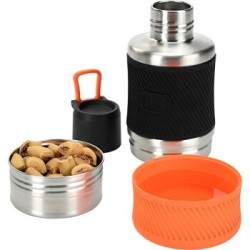Dogs Creek Carry Reise Set Futter- und Wasserbehälter 800ml orange