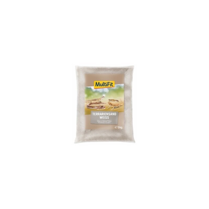 MultiFit Terrariumsand 5kg weiß