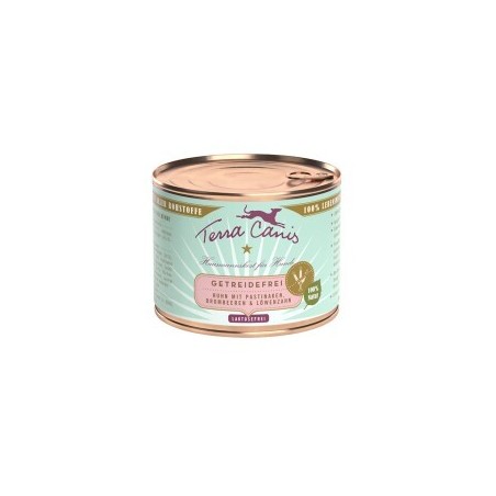 Terra Canis Getreidefrei Adult 12x200g Huhn mit Pastinaken, Brombeeren und Löwenzahn