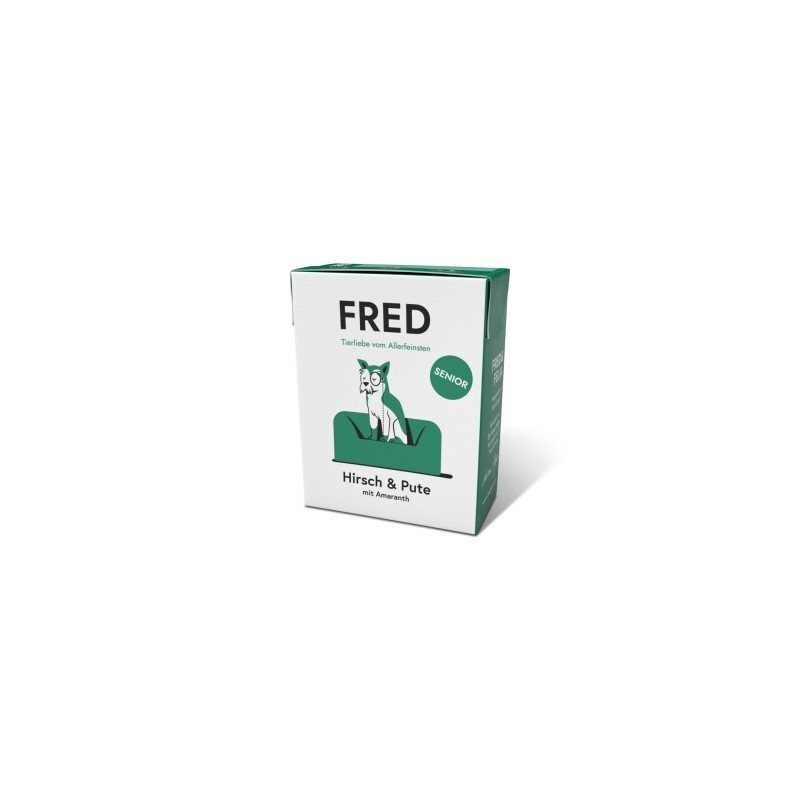 Fred & Felia FRED 10x390g SENIOR Hirsch & Pute