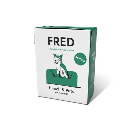 Fred & Felia FRED 10x390g SENIOR Hirsch & Pute