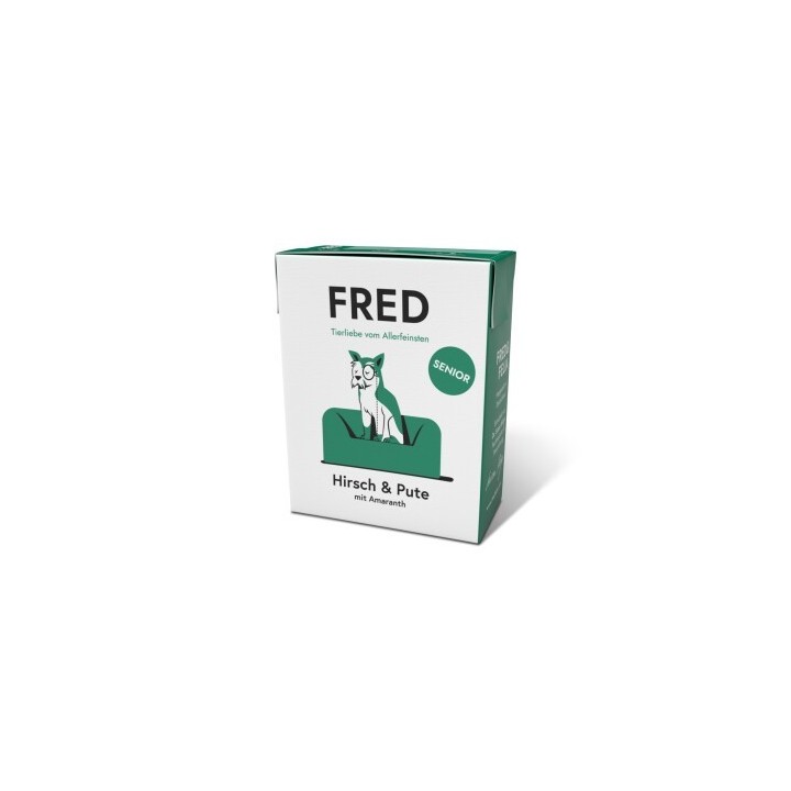 Fred & Felia FRED 10x390g SENIOR Hirsch & Pute