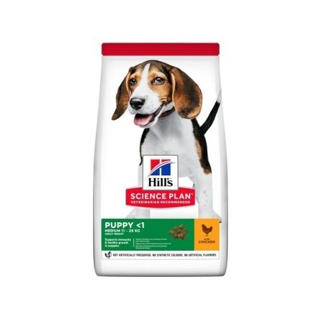 Hill's Science Plan Medium Welpenfutter, mit DHA aus Fischöl Huhn 14 kg
