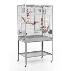 Montana Cages Vogelkäfig Madeira Single hellgrau