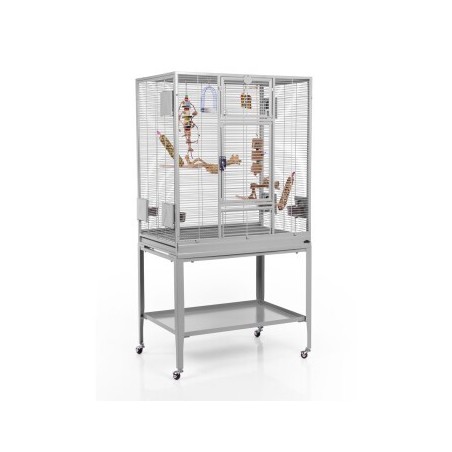 Montana Cages Vogelkäfig Madeira Single hellgrau