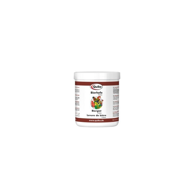 Quiko Bierhefe 400g: Eiweißreiche Ergänzung zum täglichen Futter für Ziervögel