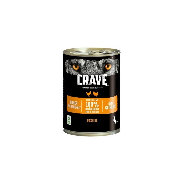 CRAVE Adult Huhn und Truthahn 6x400 g
