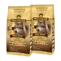 WOLFSBLUT Wild Duck Senior Entenfleisch mit Kartoffel 2x2 kg
