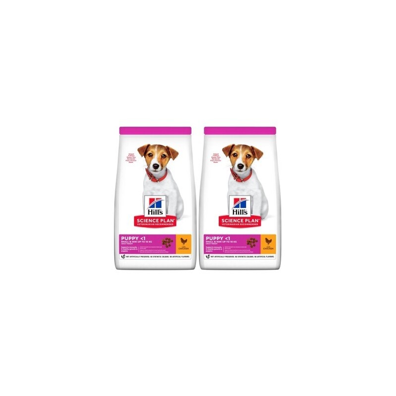 Hill's Science Plan Small & Miniature Puppy mit Huhn 2x6 kg