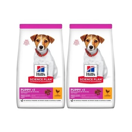 Hill's Science Plan Small & Miniature Puppy mit Huhn 2x6 kg