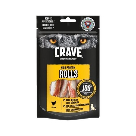 CRAVE High Protein Rolls 8 x 50g Huhn