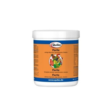 Quiko Forte 500g: Mineralien, Spurenelemente und Vitamine für Ziervögel