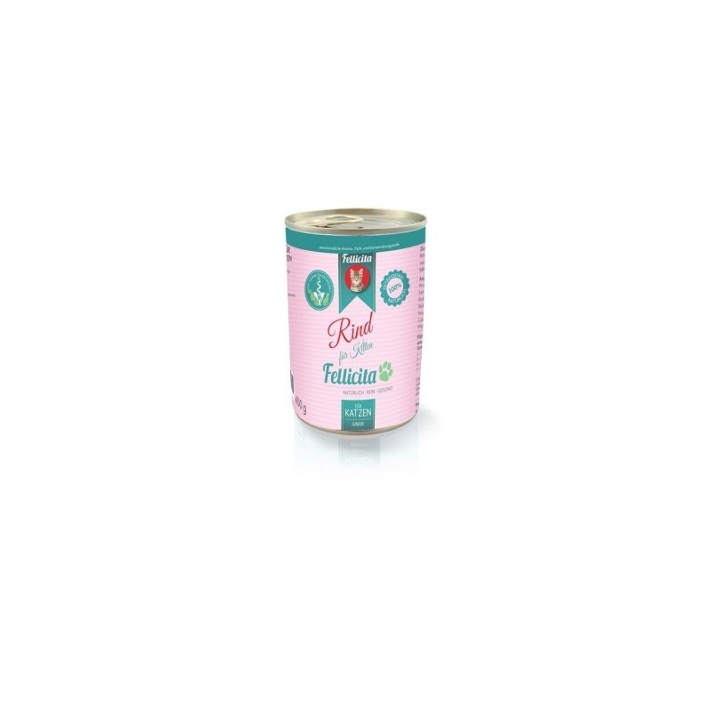 Fellicita Rind pur für Kitten 6x 400g