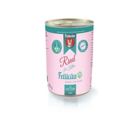 Fellicita Rind pur für Kitten 6x 400g