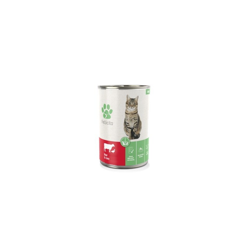 Fellicita Rind & Ente 6x 400g