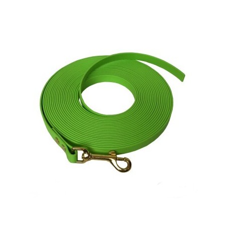 bio-leine 15-25 kg Biothane Schleppleine frühlingsgrün 5 m
