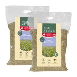 REAL NATURE Leinenstreu 2x30 l