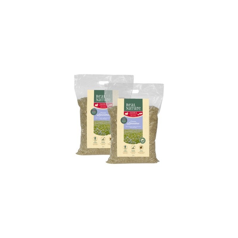 REAL NATURE Leinenstreu 2x30 l