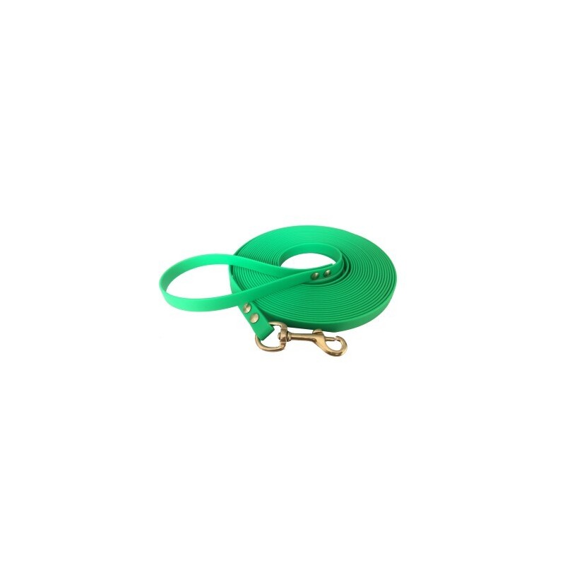 bio-leine 15-25 kg Biothane Schleppleine neon grün 7,5 m