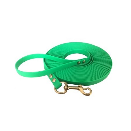 bio-leine 15-25 kg Biothane Schleppleine neon grün 7,5 m