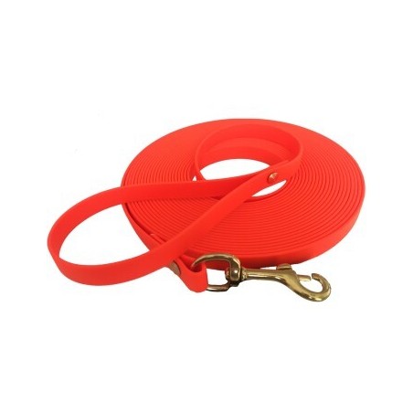 bio-leine 15-25 kg Biothane Schleppleine orange 12 m