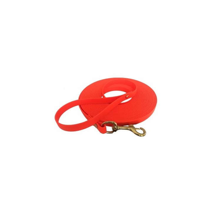 bio-leine 15-25 kg Biothane Schleppleine orange 12 m