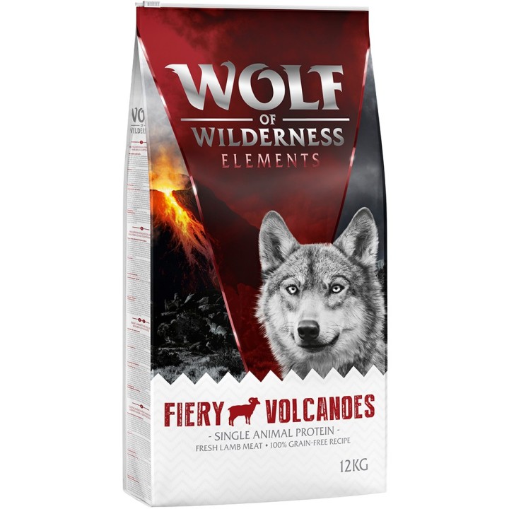 Wolf of Wilderness Sensitiv "Fiery Volcanoes" Lamm - getreidefrei - 12 kg