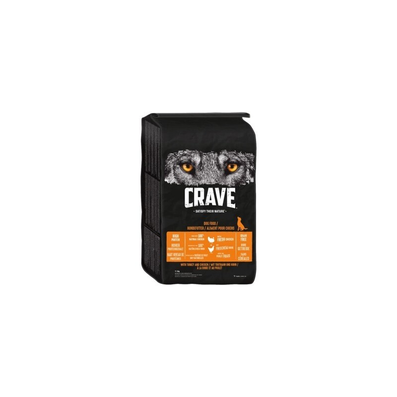 CRAVE mit Truthahn und Huhn 2x11,5 kg