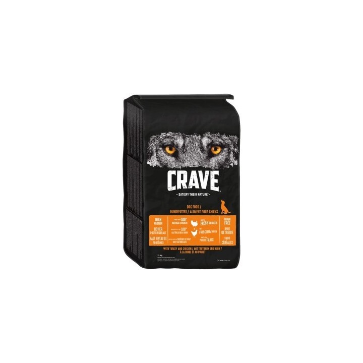 CRAVE mit Truthahn und Huhn 2x11,5 kg