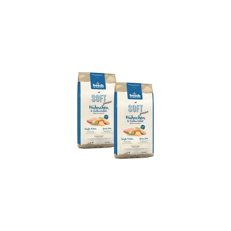 bosch Soft Junior Hühnchen & Süßkartoffel 2x12,5 kg