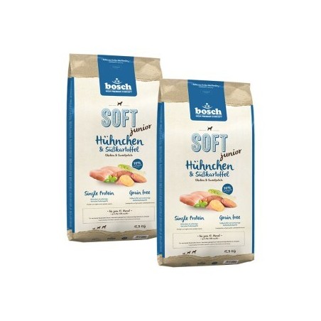 bosch Soft Junior Hühnchen & Süßkartoffel 2x12,5 kg
