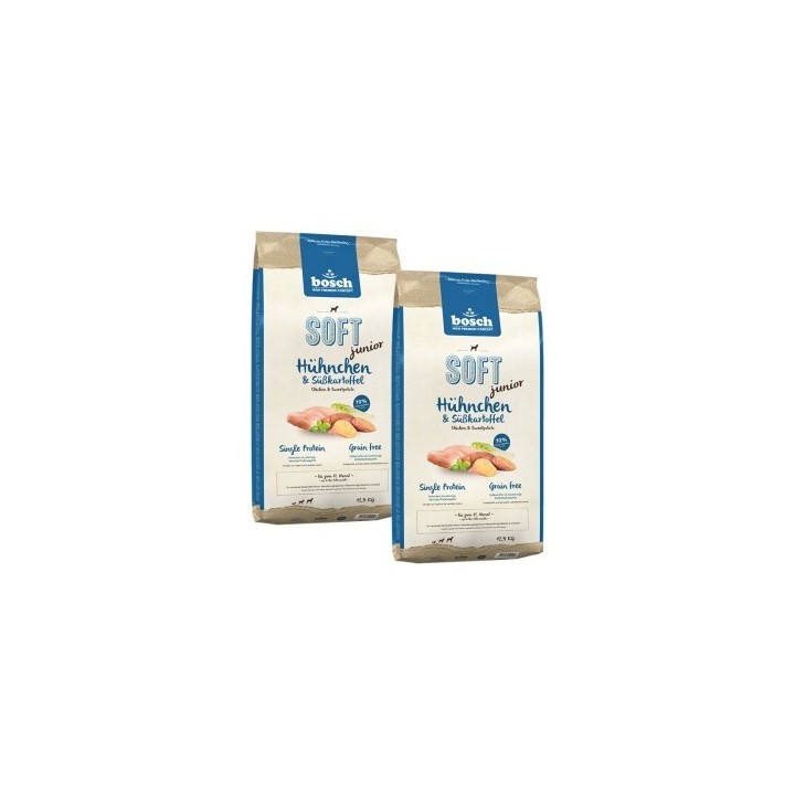 bosch Soft Junior Hühnchen & Süßkartoffel 2x12,5 kg