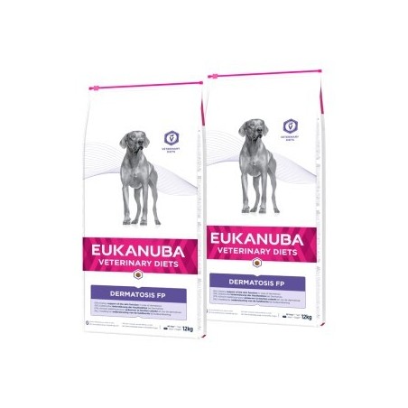 EUKANUBA Veterinary Diet Trockenfutter Hund Dermatosis Adult 2x12 kg